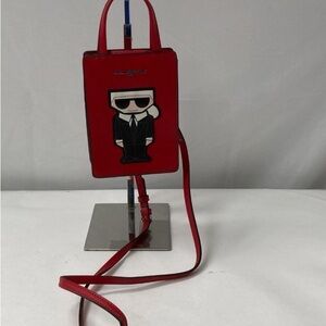 Karl Lagerfeld Red Crossbody Bag